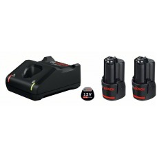 Комплект из 2x аккумуляторов GBA 2.0 A*ч + з/у GAL 12V-40. Bosch  1600A019R8