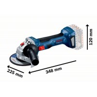 Аккумуляторная угловая шлифмашина Bosch GWS 180-LI 06019H90R1