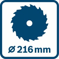 Торцовочная пила Bosch GCM 216 0601B33000