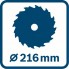 Торцовочная пила Bosch GCM 216 0601B33000