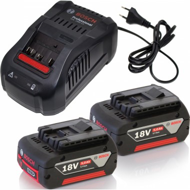 Комплект: Зарядное устройство GAL 1880 CV + 2 аккумулятора GBA 18В 5,0Ач M-C (1600A00B8J)