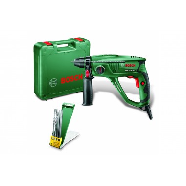 Перфоратор Bosch PBH 2100 RE + 2 сверла, 2 зубила promo 06033A9302