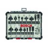 Набор фрез смешанный 6 мм 15 шт. Bosch 2607017471 