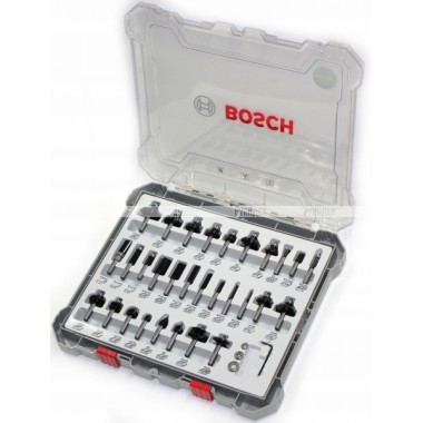 Набор фрез смешанный 6 мм 30 шт. Bosch 2607017474 