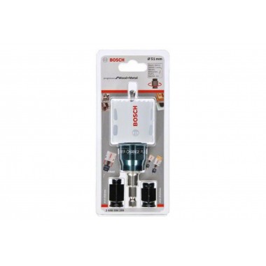 Коронка KIT BiM PROGRESSOR 51 мм + адаптеры Bosch 2608594299 