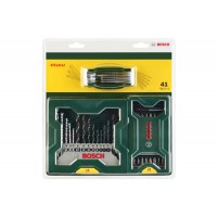 Набор X-line из 15 сверл + 25 бит + складные ключи-шестигранники (подарок) Bosch 2607017333 