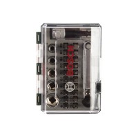 Набор бит с ключом-трещоткой 27 шт. + ручная отвертка Bosch 2607017331 