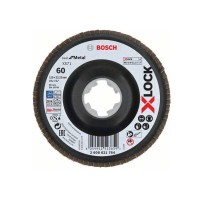 Шлифовальный круг X-LOCK X571 Best for Metal, 115 мм лепестковый К120 Bosch 2608619199