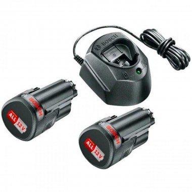 Набор: 2 аккумулятора 12 V x 1.5 Ач + з/у GAL 1210 CV Bosch 1600A01L3E