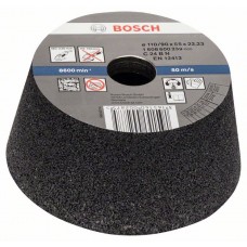 Чашечный шлифкруг конусный по камню/бетону 90 мм, 110 мм, 55 мм, 24 Bosch 1608600239