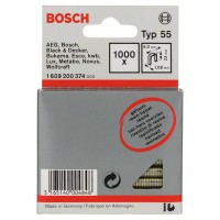 Скоба с узкой перекладиной, тип 55, осмоленнaя 6x1,08x23 мм Bosch 1609200374