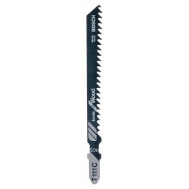Пильное полотно T 111 C Basic for Wood Bosch 2608630808