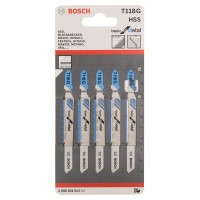Пильное полотно T 118 G Basic for Metal Bosch 2608631012
