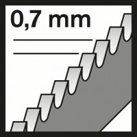 Пильное полотно T 118 G Basic for Metal Bosch 2608631674