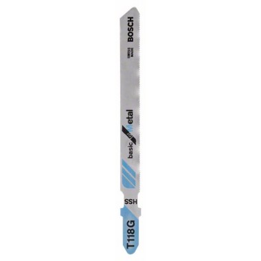 Пильное полотно T 118 G Basic for Metal Bosch 2608631674