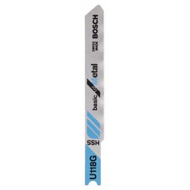 Пильное полотно U 118 G Basic for Metal Bosch 2608631770