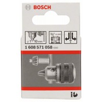 Кулачковый патрон до 10 мм 1-10 мм, 3/8' - 24 Bosch 1608571058
