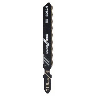 Пильное полотно T 118 AHM Special for Inox Bosch 2608630663