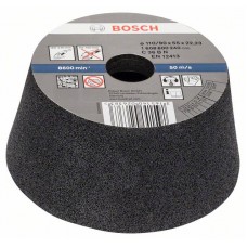 Чашечный шлифкруг конусный по камню/бетону 90 мм, 110 мм, 55 мм, 36 Bosch 1608600240