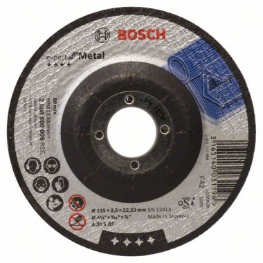 Отрезной круг выпуклый Expert for Metal A 30 S BF 115x2,5 мм Bosch 2608600005