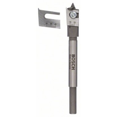 Регулируемое Плоскофрезерное сверло, шестигранник, 15 - 45 мм, 120 мм Bosch 2608596333