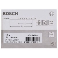 Сверло по металлу HSS-R DIN 338 6,8x69x109 мм Bosch 2607018428
