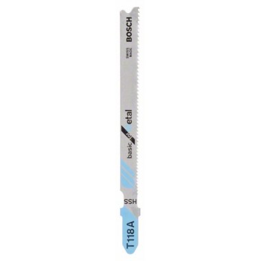 Пильное полотно T 118 A Basic for Metal Bosch 2608631964