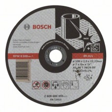 Отрезной круг прямой Expert for Inox AS 46 T INOX BF 180x2,0 мм Bosch 2608600095