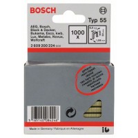 Скоба с узкой перекладиной, тип 55, осмоленнaя 6x1,08x30 мм Bosch 2609200224