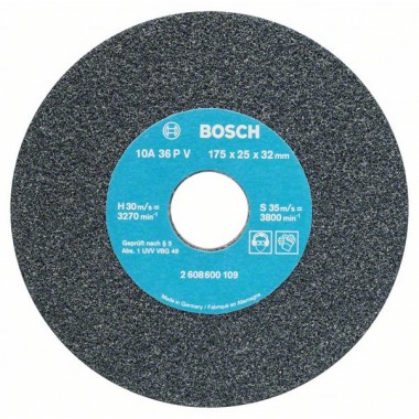 Шлифкруг для точила 175x32 мм, 36 Bosch 2608600109