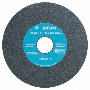 Шлифкруг для точила 175x32 мм, 60 Bosch 2608600110
