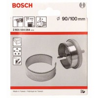 Набор из 2 пильных венцов 90; 100 мм Bosch 2608584064