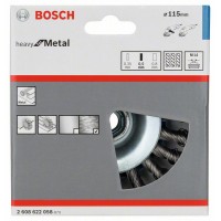 Конусная щетка 115 мм, 0,5 мм, M14 Bosch 2608622058