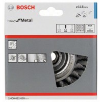 Кольцевая щетка 115 мм, 0,5 мм, 12 мм, M14 Bosch 2608622059