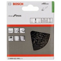Круглая щетка, нерж. 65 мм, 0,3 мм, M14 Bosch 2608622061