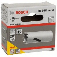 Коронка HSS-Bimetall со стандартным переходником 16 мм, 5/8' Bosch 2608584100