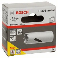 Коронка HSS-Bimetall со стандартным переходником 21 мм, 13/16' Bosch 2608584103