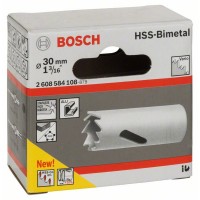 Коронка HSS-Bimetall со стандартным переходником 30 мм, 1 3/16' Bosch 2608584108
