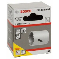 Коронка HSS-Bimetall со стандартным переходником 40 мм, 1 9/16' Bosch 2608584112