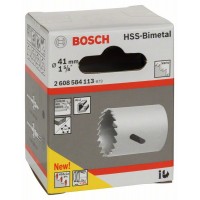 Коронка HSS-Bimetall со стандартным переходником 41 мм, 1 5/8' Bosch 2608584113