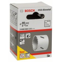 Коронка HSS-Bimetall со стандартным переходником 46 мм, 1 13/16' Bosch 2608584115