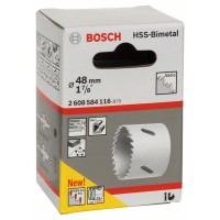 Коронка HSS-Bimetall со стандартным переходником 48 мм, 1 7/8' Bosch 2608584116