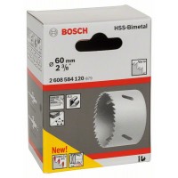 Коронка HSS-Bimetall со стандартным переходником 60 мм, 2 3/8' Bosch 2608584120