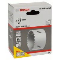 Коронка HSS-Bimetall со стандартным переходником 76 мм, 3' Bosch 2608584125