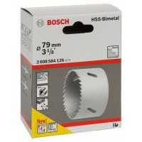 Коронка HSS-Bimetall со стандартным переходником 79 мм, 3 1/8' Bosch 2608584126