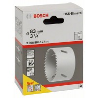 Коронка HSS-Bimetall со стандартным переходником 83 мм, 3 1/4' Bosch 2608584127