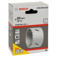 Коронка HSS-Bimetall со стандартным переходником 89 мм, 3 1/2' Bosch 2608584128