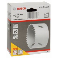 Коронка HSS-Bimetall со стандартным переходником 114 мм, 4 1/2' Bosch 2608584133