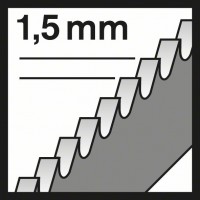 Пильное полотно T 118 EOF Flexible for Metal Bosch 2608634237