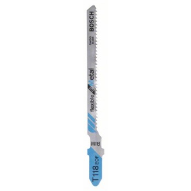 Пильное полотно T 118 EOF Flexible for Metal Bosch 2608634237